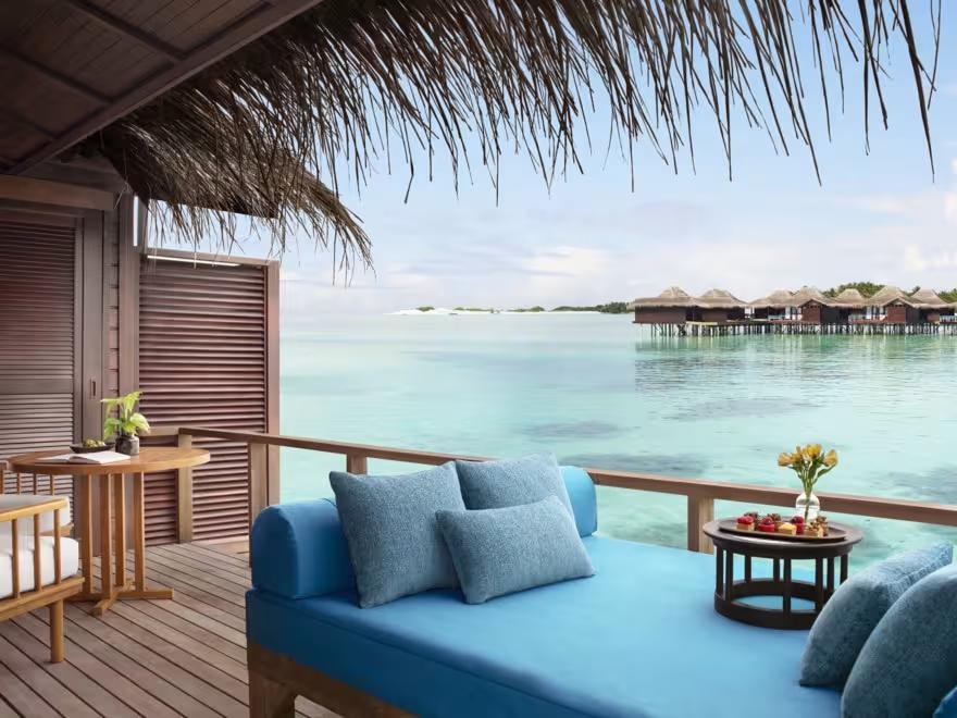 Overwater in the Maldives